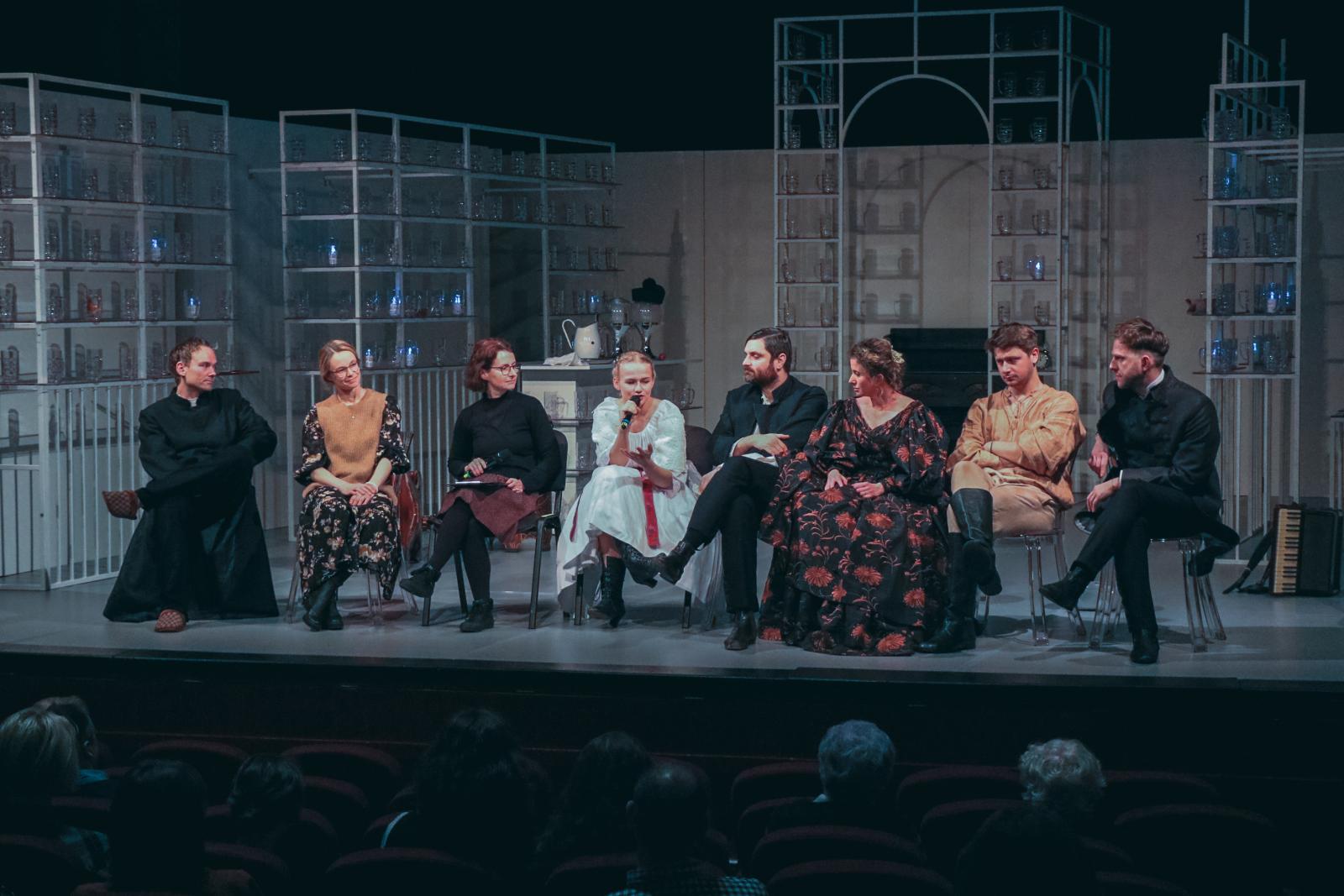 Diskusia s tvorcami divadelného predstavenia Palárik (a to jeho teátro). Foto: Adam Puvák