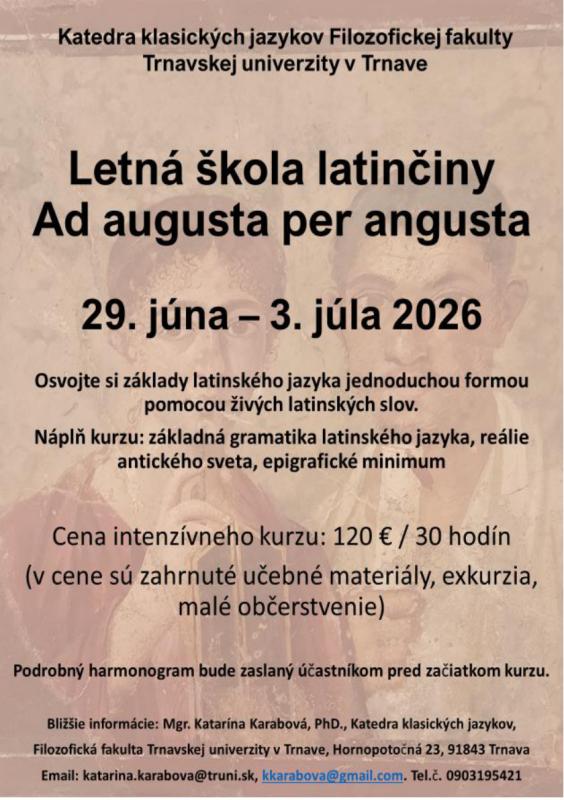 Letná škola latinčiny