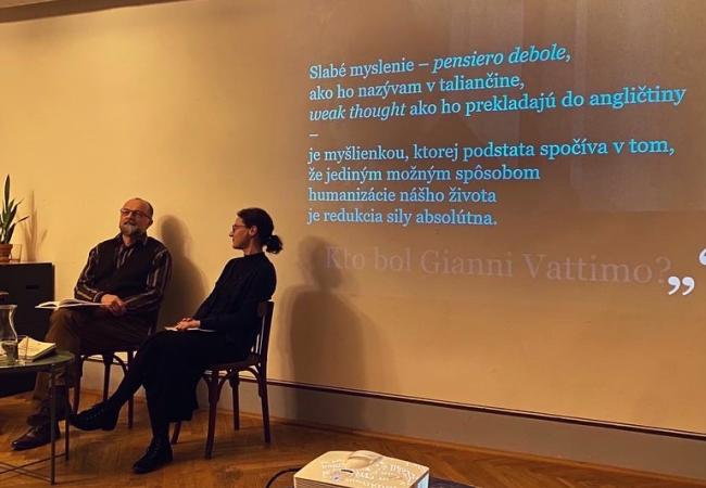 Noc filozofie 2023: Andrej Rajský a Jaroslava Vydrová